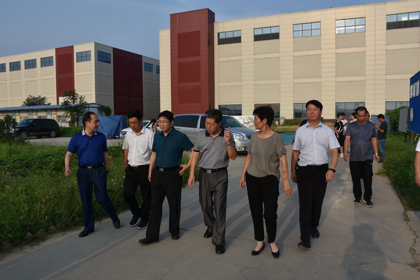 省发改委副主任黄亚军到公司调研新厂项目建设情况